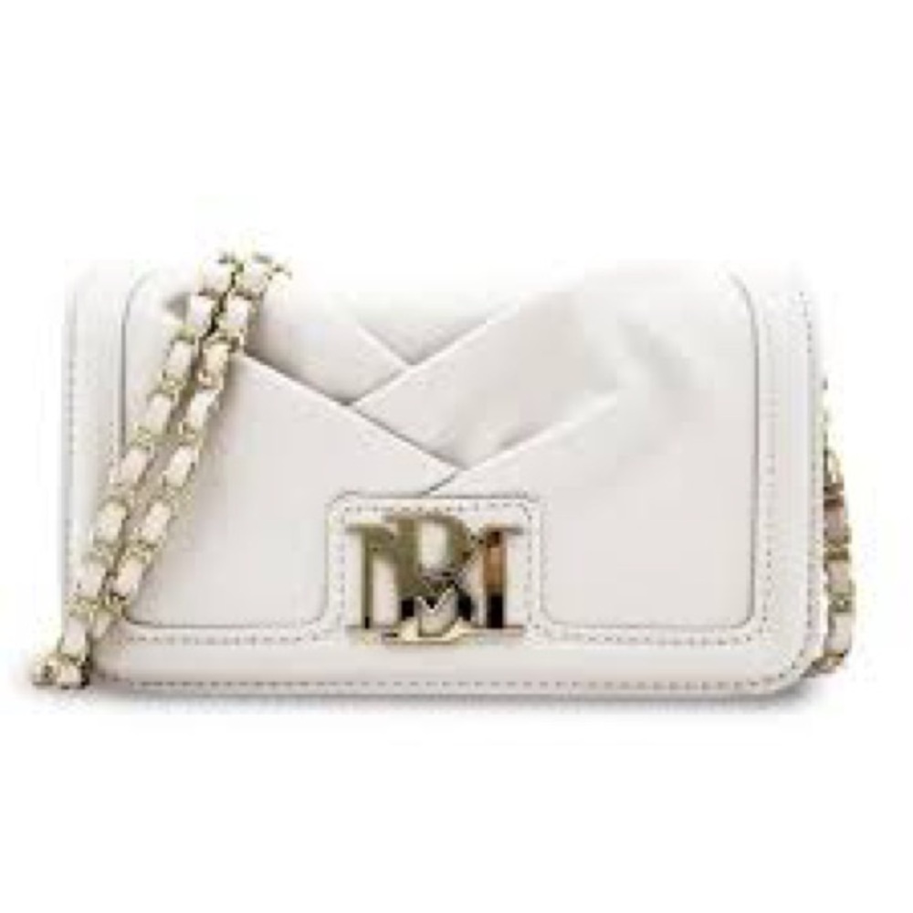 NWT Badgley Mischka Small Pleated Crossbody